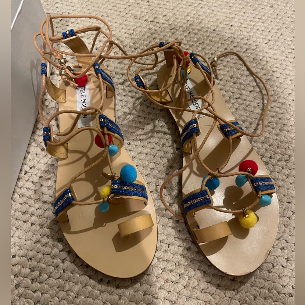 Steve Madden multi color sandals